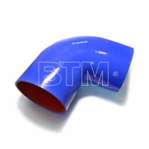 Патрубок угловой 90 D-150 L-200*200 (силик. синий)