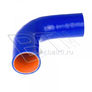 Патрубок с переходом D-18/20 L-100 (силик. синий)