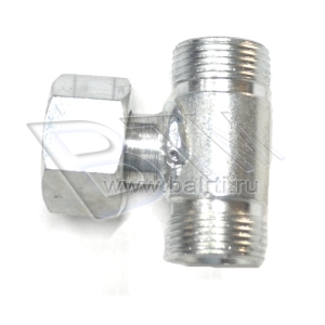 Тройник РВД S-27 (М22*1,5) с гайкой