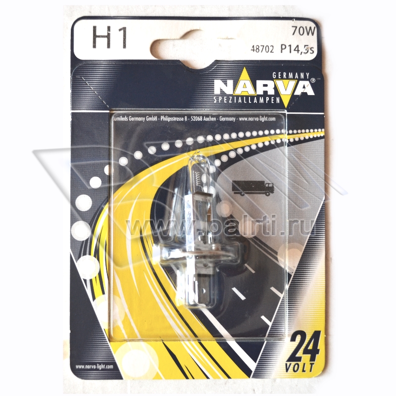 Автолампа 24v 70w Н1 N-48702 (гол. свет противотум.)