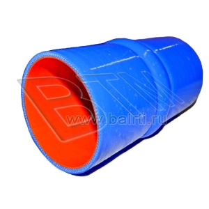 Патрубок демпфер D-100 L-100 (силик. синий) 