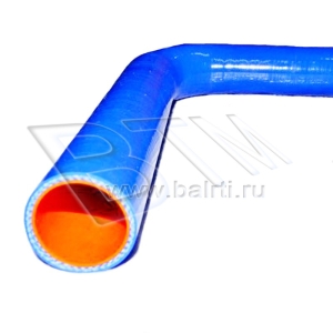 Патрубок угловой 90 D-38 L-300*300 (силик. синий)