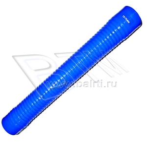Патрубок гофрированный D-75 L-600 (силик. синий)