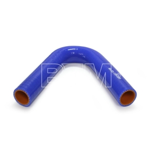 Патрубок угловой 45 D-25 L-150*150 (силик. синий)