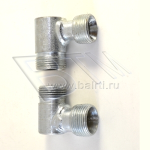 Угольник РВД S27/S24 (М22*1,5/М20*1,5) 