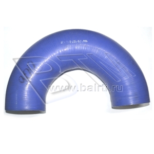 Патрубок U образный 180 D-70 L-127*210*127 (силик. синий)