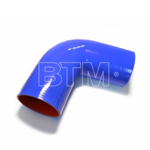 Патрубок угловой 90 D-100 L-200*200 (силик. синий) 