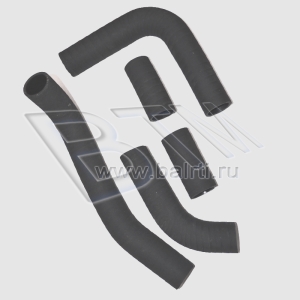 К-т патрубков радиатора а/м УАЗ-452 дв. 4213 5 наим. прокл. ВТМ 