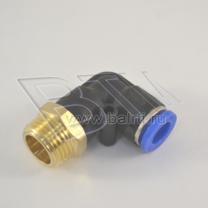 Фитинг угловой наружная резьба PL-G M16x1,5 d 8 мм