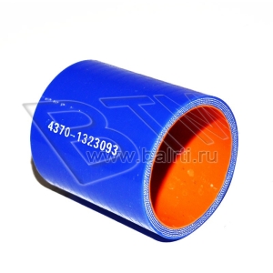 Патрубок интеркулера а/м МАЗ D-51 L-67 (силик. синий) 