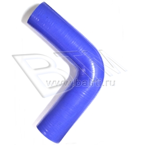 Патрубок угловой 90 D-45 L-150*150 (силик. синий)