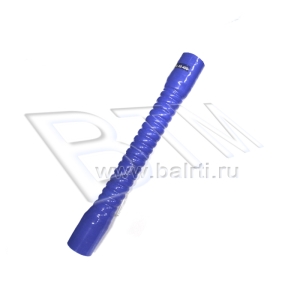 Патрубок гофрированный D-40 L-400 (силик. синий)