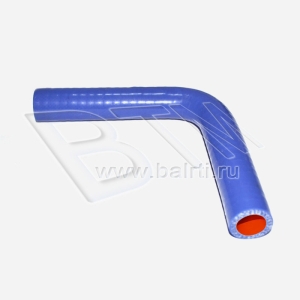 Патрубок угловой 90 D-18 L-150*150 (силик. синий)