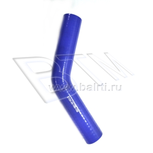 Патрубок угловой 135 D-35 L-150*150 (силик. синий)