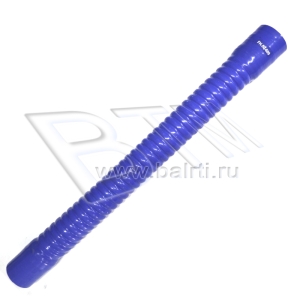 Патрубок гофрированный D-50 L-600 (силик. синий)