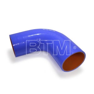 Патрубок угловой 90 D-76 L-150*150 (силик. синий)