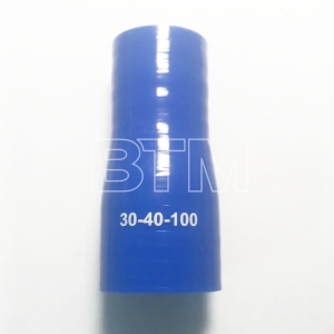 Патрубок с переходом D-30/40 L-100 (силик. синий)