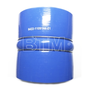 Переходник а/м МАЗ D-150/160 L-160 2 ребра (силик. синий)