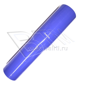 Патрубок с переходом D-70/80 L-100 (силик. синий) 