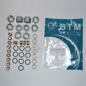 К-т на трубки полиамид d14*12*1,3мм 4 наим. мет. (гайка,муфта,ниппель) ВТМ (10 шт. в уп)
