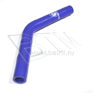 Патрубок угловой 135 D-18 L-150*150 (силик. синий)